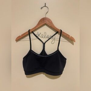 lululemon athletica Midnight Black Sports Bra Size 10